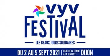 Logo Festival VYV " Les beaux jours solidaires" du 2 au 5 septembre à Dijon