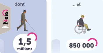 Ness infographie société inclusive les chiffres du handicap en France