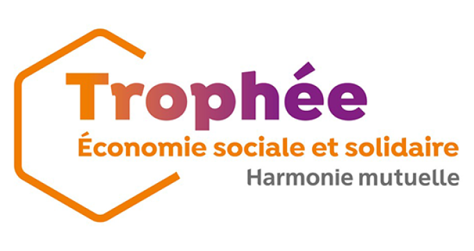 Logo Trophée de l'Economie sociale et solidaire Harmonie Mutuelle